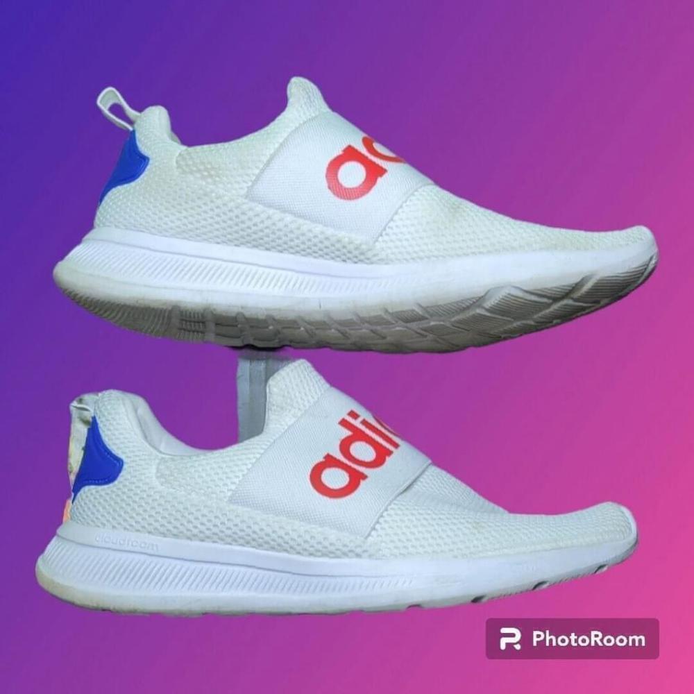 Size 9.5 - adidas Lite Racer Adapt 4.0 White Vivid Red 2021